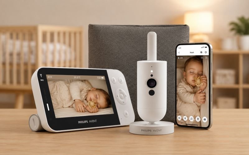 Meilleur babyphone 2026 Philips Avent SCD953/26 : le babyphone vidéo connecté qui rassure vraiment les parents