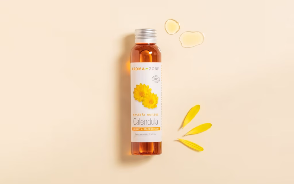 huile de calendula pour fabriquer le liniment maison