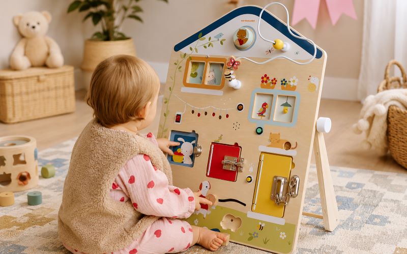 Busy board bébé Montessori dès 1 an