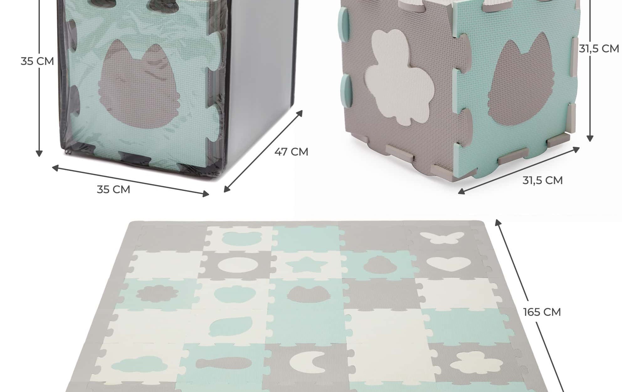 Tapis pour la motricité libre kinderkraft